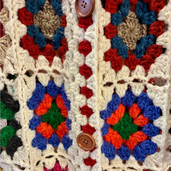 Anthropologie Crochet Patchwork Sweater! - Picture 5 of 7